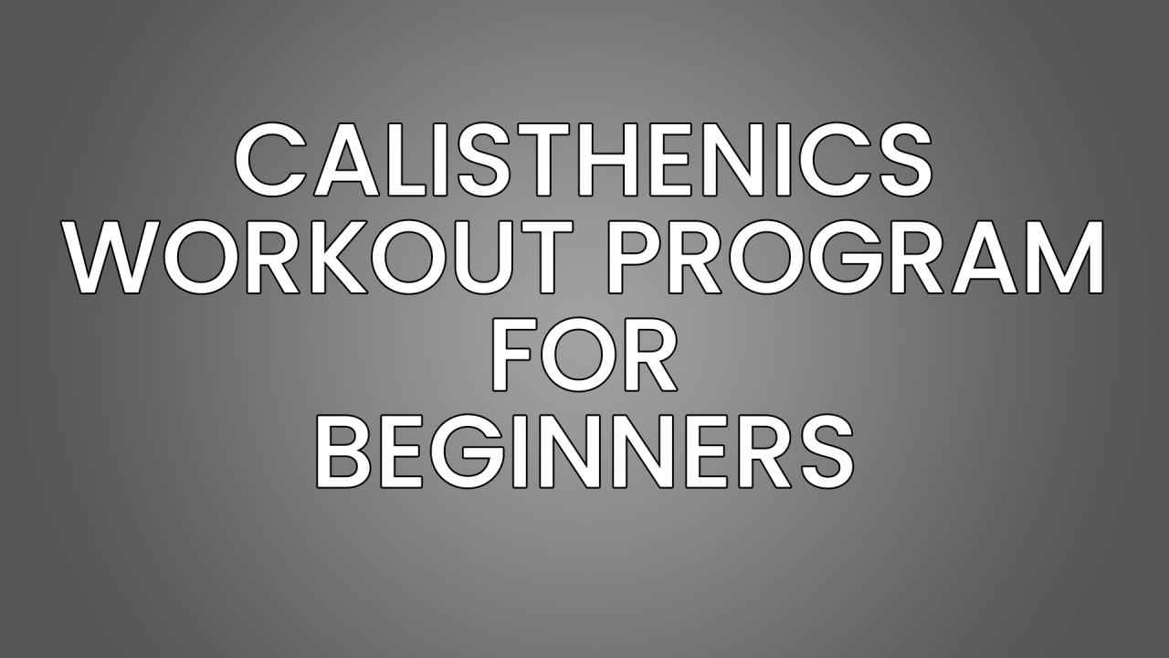 A comprehensive strength training program for beginners