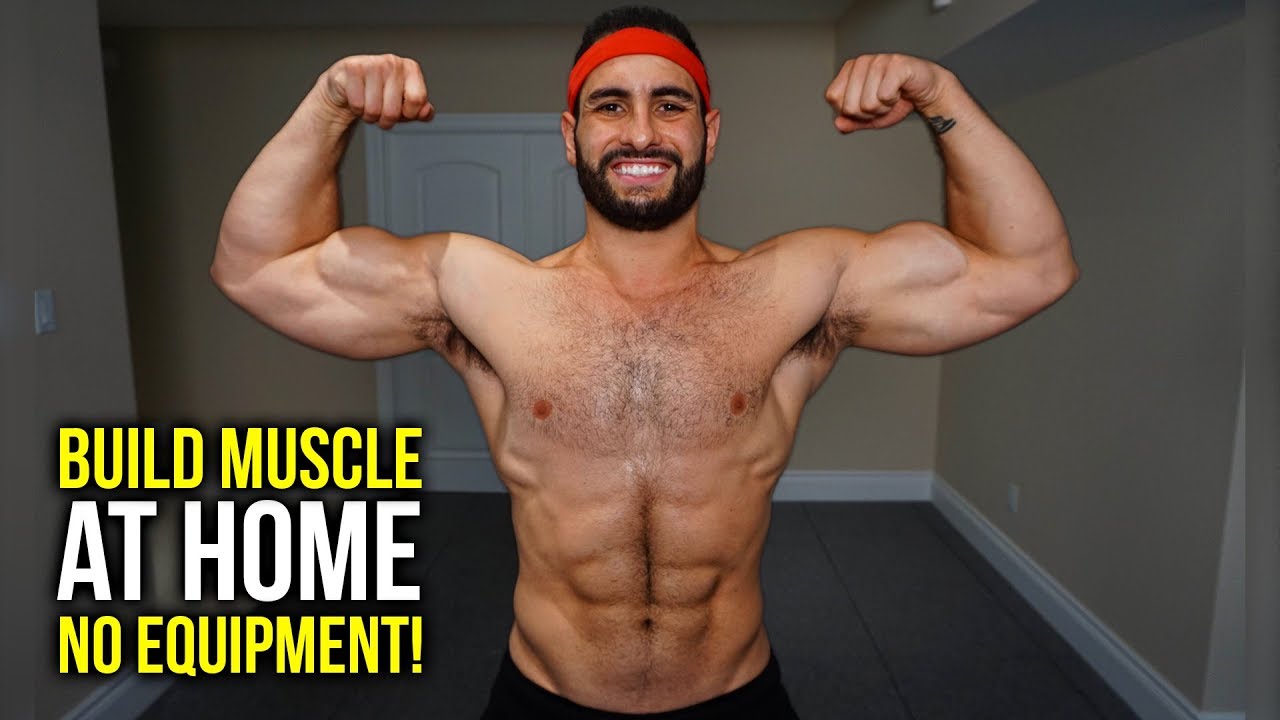 Home workout plan for building muscle mass quickly and efficiently