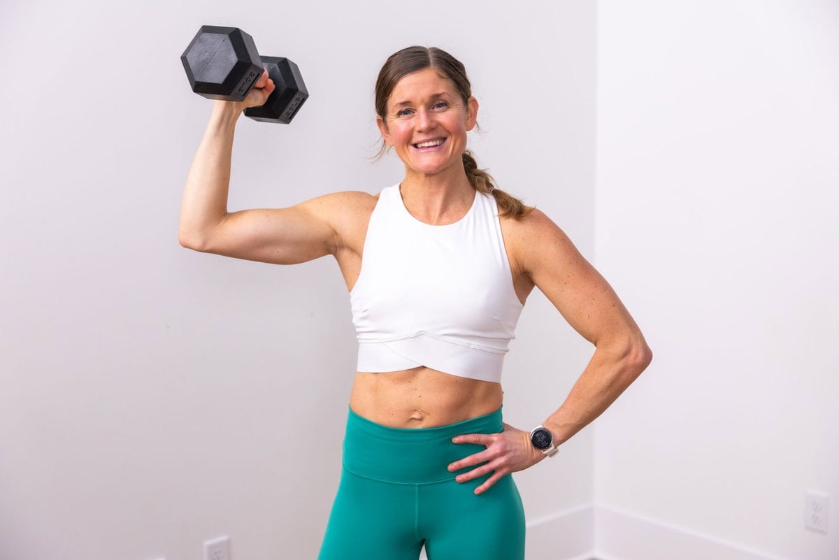 Beginner weight lifting program with dumbbells for strength building