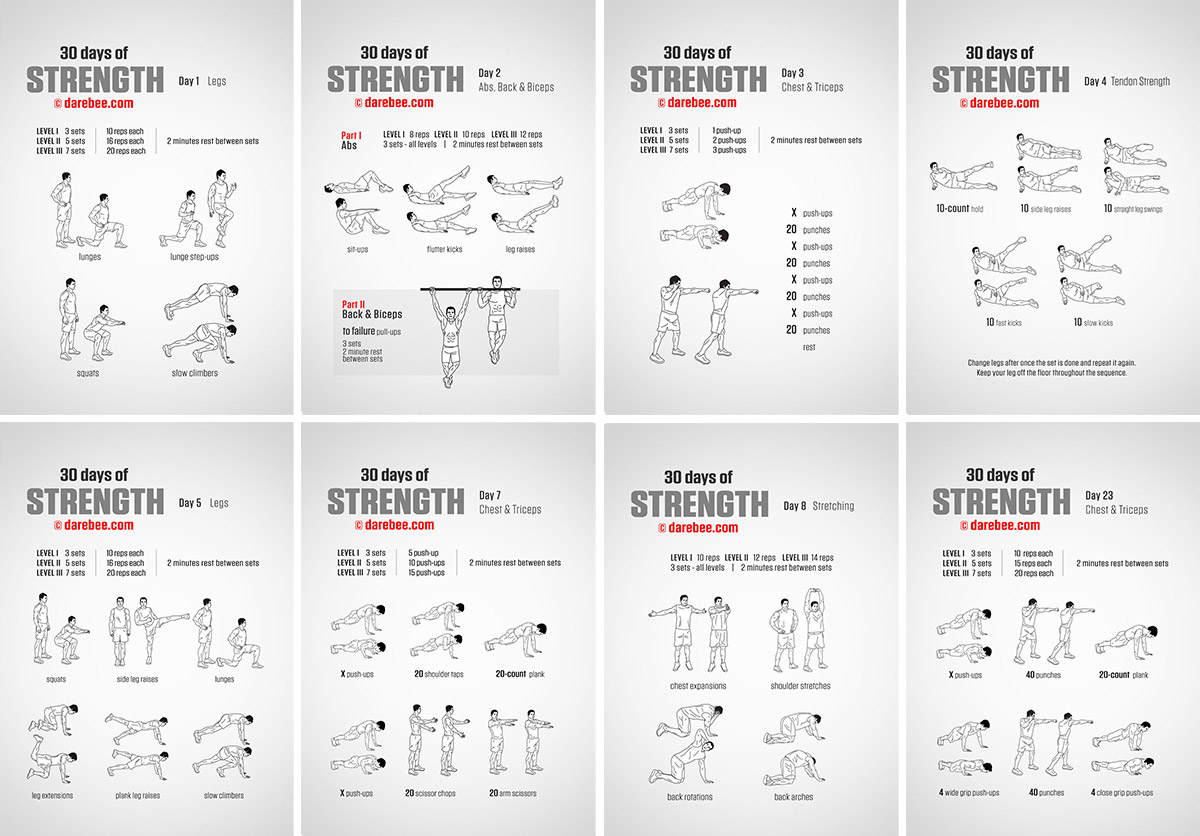 Effective weight lifting program for increasing muscular endurance